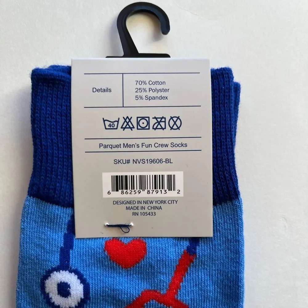 Men's Crew Socks -Health Worker Series- Hero- NWT